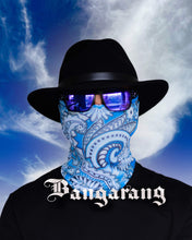 Load image into Gallery viewer, QUICKDRY BANGARANG (Premium Cold Stretchy Material With Filter Insert) “BLUE CHILL ART”
