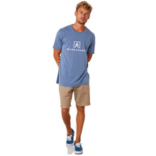 Load image into Gallery viewer, Men&#39;s Faded Blue Staple Tee Shirt
