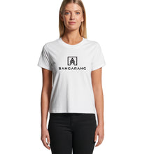 Load image into Gallery viewer, Women’s White Staple Tee
