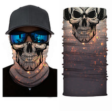 Load image into Gallery viewer, BANGARANG Fitted Tube “Lit Skull Face” (FREE SHIPPING!)
