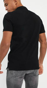 Men’s Black Polo Shirt Premium Fit