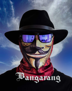 BANGARANG Fitted Tube “Anonymous 2.0 face” (FREE SHIPPING!)